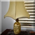DL08. Satsuma style porcelain lamp. 